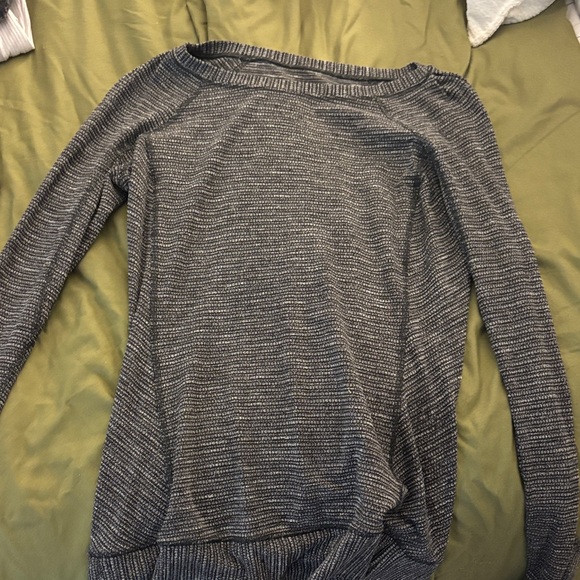 lululemon athletica Sweaters - Lululemon Athletica Charcoal Crew Neck Sweater